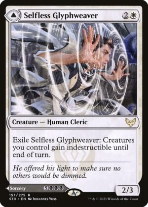 Selfless Glyphweaver // Deadly Vanity<br /><span class="collector-number">Collector No. 157</span>