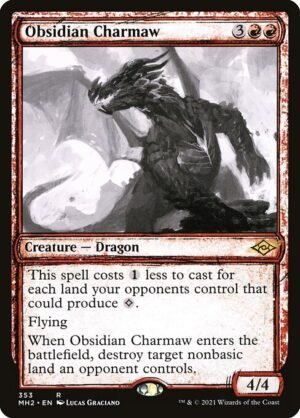 Obsidian Charmaw - Foil<br /><span class="collector-number">Collector No. 353</span>
