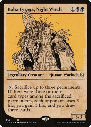 Baba Lysaga, Night Witch<br /><span class="collector-number">Collector No. 414</span>