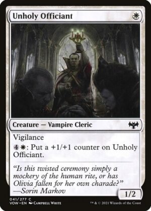 Unholy Officiant<br /><span class="collector-number">Collector No. 41</span>