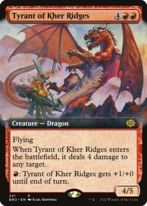 Tyrant of Kher Ridges - Foil<br /><span class="collector-number">Collector No. 341</span>
