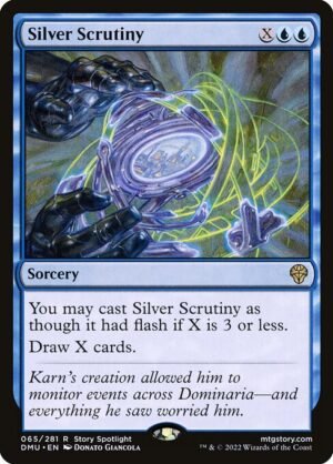 Silver Scrutiny - Foil<br /><span class="collector-number">Collector No. 65</span>