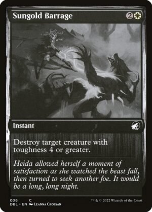Sungold Barrage<br /><span class="collector-number">Collector No. 36</span>