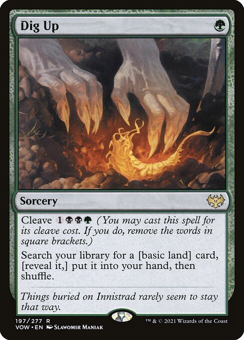 Dig Up<br /><span class="collector-number">Collector No. 197</span>