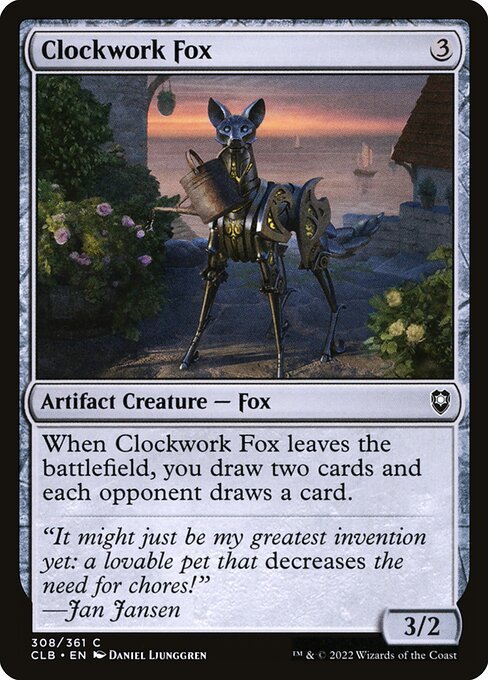 Clockwork Fox<br /><span class="collector-number">Collector No. 308</span>
