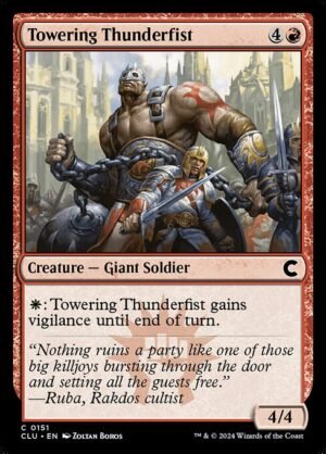 Towering Thunderfist<br /><span class="collector-number">Collector No. 151</span>