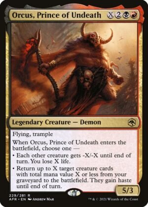Orcus, Prince of Undeath - Foil<br /><span class="collector-number">Collector No. 229</span>