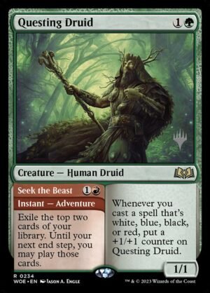 Questing Druid // Seek the Beast<br /><span class="collector-number">Collector No. 234p</span>