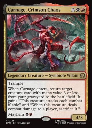 Carnage, Crimson Chaos - Foil<br /><span class="collector-number">Collector No. 125</span>