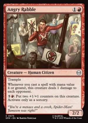 Angry Rabble<br /><span class="collector-number">Collector No. 75</span>