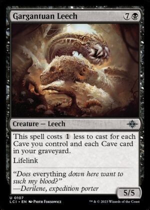 Gargantuan Leech<br /><span class="collector-number">Collector No. 107</span>