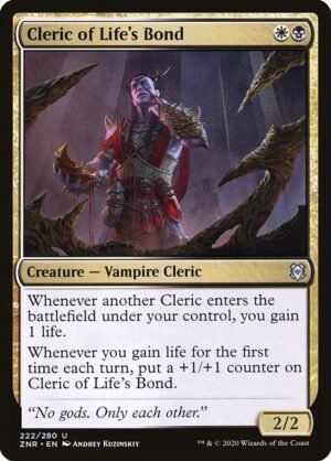 Cleric of Life's Bond<br /><span class="collector-number">Collector No. 222</span>