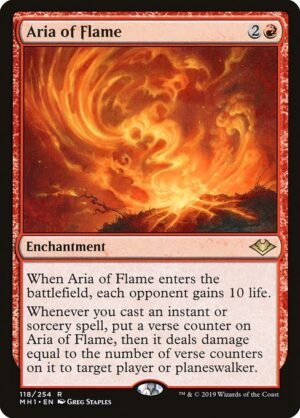 Aria of Flame<br /><span class="collector-number">Collector No. 118</span>