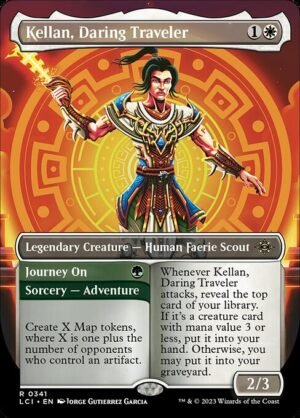 Kellan, Daring Traveler // Journey On<br /><span class="collector-number">Collector No. 341</span>