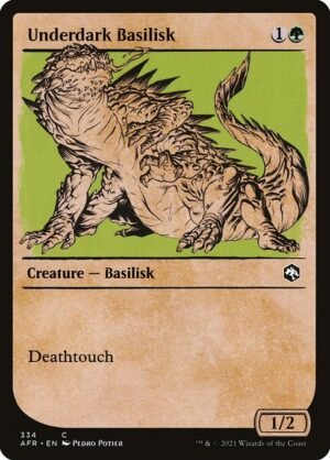 Underdark Basilisk<br /><span class="collector-number">Collector No. 334</span>
