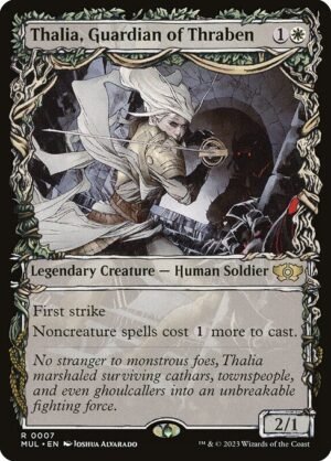 Thalia, Guardian of Thraben<br /><span class="collector-number">Collector No. 7</span>