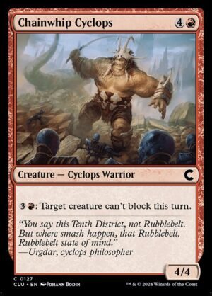 Chainwhip Cyclops<br /><span class="collector-number">Collector No. 127</span>