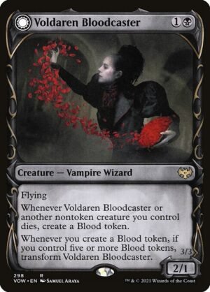 Voldaren Bloodcaster // Bloodbat Summoner - Foil<br /><span class="collector-number">Collector No. 298</span>