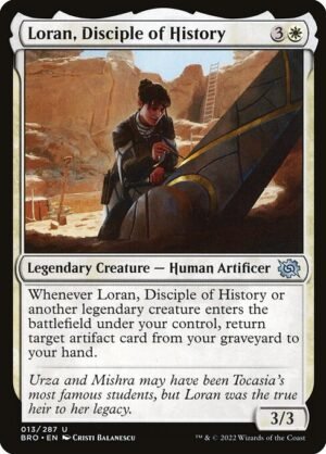 Loran, Disciple of History<br /><span class="collector-number">Collector No. 13</span>