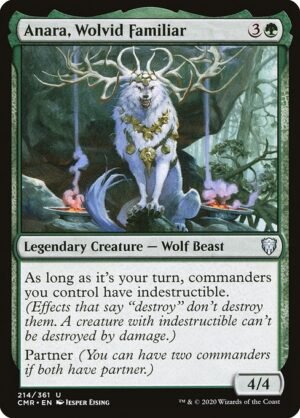 Anara, Wolvid Familiar<br /><span class="collector-number">Collector No. 214</span>