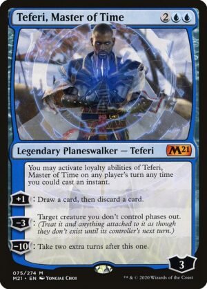 Teferi, Master of Time - Foil<br /><span class="collector-number">Collector No. 75</span>