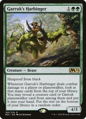 Garruk's Harbinger<br /><span class="collector-number">Collector No. 185</span>