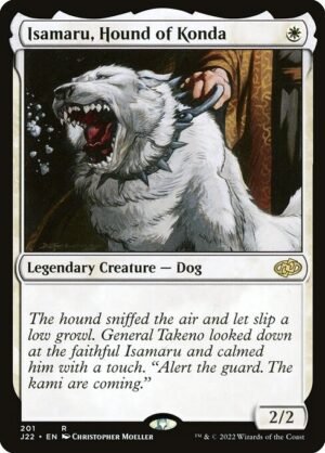 Isamaru, Hound of Konda<br /><span class="collector-number">Collector No. 201</span>