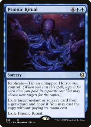 Psionic Ritual<br /><span class="collector-number">Collector No. 668</span>
