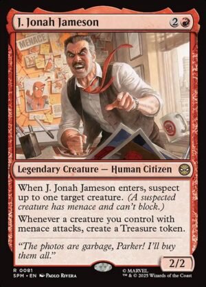 J. Jonah Jameson<br /><span class="collector-number">Collector No. 81</span>