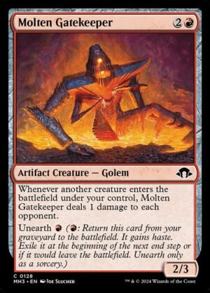 Molten Gatekeeper<br /><span class="collector-number">Collector No. 128</span>