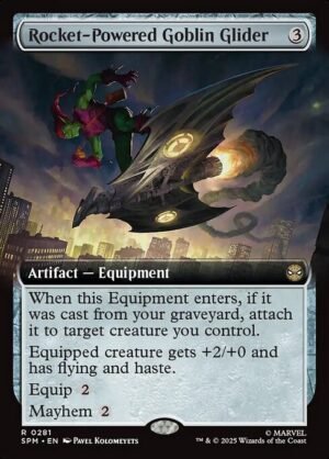 Rocket-Powered Goblin Glider - Foil<br /><span class="collector-number">Collector No. 281</span>