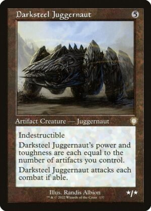 Darksteel Juggernaut<br /><span class="collector-number">Collector No. 137</span>