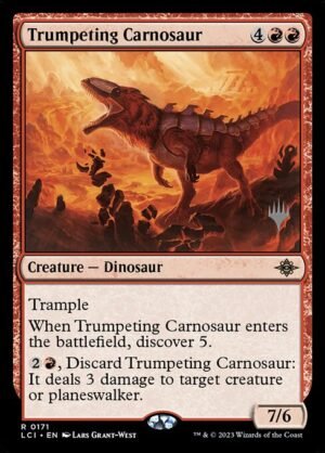 Trumpeting Carnosaur<br /><span class="collector-number">Collector No. 171p</span>