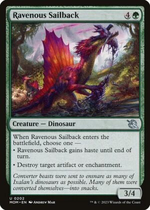 Ravenous Sailback<br /><span class="collector-number">Collector No. 202</span>