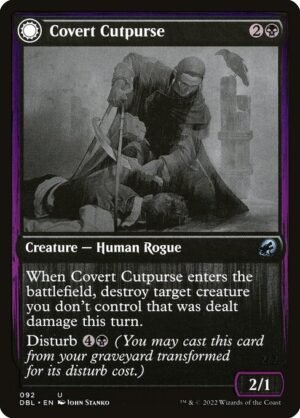 Covert Cutpurse // Covetous Geist<br /><span class="collector-number">Collector No. 92</span>