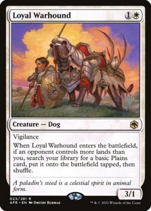 Loyal Warhound - Foil<br /><span class="collector-number">Collector No. 23p</span>