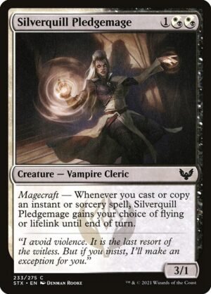 Silverquill Pledgemage<br /><span class="collector-number">Collector No. 233</span>