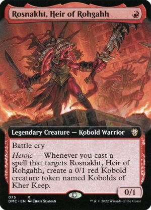 Rosnakht, Heir of Rohgahh<br /><span class="collector-number">Collector No. 75</span>