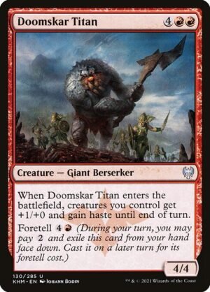 Doomskar Titan<br /><span class="collector-number">Collector No. 130</span>