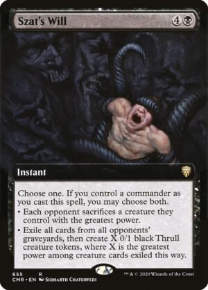 Szat's Will - Foil<br /><span class="collector-number">Collector No. 655</span>