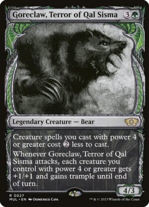 Goreclaw, Terror of Qal Sisma - Foil<br /><span class="collector-number">Collector No. 27</span>