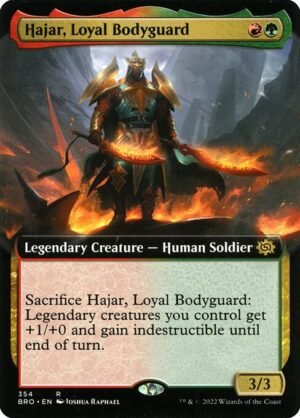 Hajar, Loyal Bodyguard<br /><span class="collector-number">Collector No. 354</span>