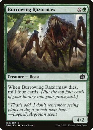 Burrowing Razormaw<br /><span class="collector-number">Collector No. 173</span>