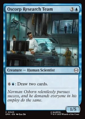 Oscorp Research Team<br /><span class="collector-number">Collector No. 40</span>