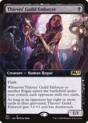 Thieves' Guild Enforcer - Foil<br /><span class="collector-number">Collector No. 361</span>