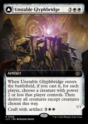 Unstable Glyphbridge // Sandswirl Wanderglyph - Foil<br /><span class="collector-number">Collector No. 358</span>