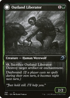 Outland Liberator // Frenzied Trapbreaker<br /><span class="collector-number">Collector No. 190</span>