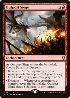 Outpost Siege<br /><span class="collector-number">Collector No. 804</span>