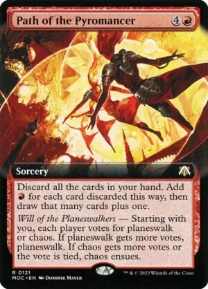 Path of the Pyromancer<br /><span class="collector-number">Collector No. 121</span>