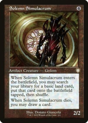 Solemn Simulacrum<br /><span class="collector-number">Collector No. 161</span>